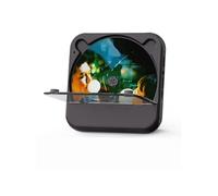 Brightake Lecteur CD Bluetooth 8 en 1 avec haut-parleur, portable, hi-fi, rechargeable, télécommande, radio FM, protection contre la poussière,