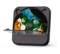 Brightake Lecteur CD Bluetooth 8 en 1 avec haut-parleur, portable, hi-fi, rechargeable, télécommande, radio FM, protection contre la poussière, affichage LED, noir Noir G