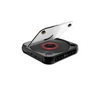 Brightake Lecteur CD Bluetooth portable avec charge rapide USB-C - Fin et compact - Prise en charge des fichiers MP3/WMA - noir