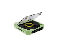 Brightake Lecteur CD Bluetooth portable avec charge rapide USB-C - Prise en charge des fichiers MP3/WMA - vert