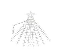 Brightake Luminaires LED en forme de cascade, lumières décoratives, ambiance, etc., décoration extérieure étanche, idéal pour les fêtes de Noël,