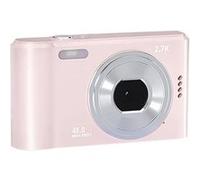 Brightake Mini appareil photo numérique avec longe, CCD, 2,4 pouces, zoom 8x, caméra vidéo portable, appareil photo avec carte, cadeau pour enfants, étudiants, rose Rose G