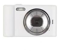 Brightake Mini caméra numérique avec lanyard, CCD, 2,4 pouces, zoom 8x, caméra vidéo portable, caméra carte, cadeau pour enfants, étudiants, blanc Blanc G