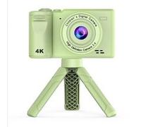 Brightake Mini caméra numérique avec support, double caméra, vidéo 1080P, 4.0X Zoom Beauty-Filter, jouet pour enfants, étudiants, vert Vert G