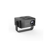 Brightake Mini projecteur 1080P avec WiFi et haut-parleur - Projecteur LED portable pour téléphone portable et home cinéma, noir