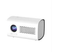 Brightake Mini projecteur, LED, focalisation électrique, Bluetooth 5.0, Android, WiFi 6, keystone électronique, 36-150 pouces, home cinéma, portable, blanc