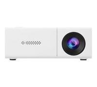 Brightake Mini projecteur portable 1080P, sans fil, USB, projecteur LED, transmission d'écran, compact, blanc