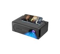 Brightake Mini projecteur, Projecteur portable, LED, Prend en charge iOS et Android, Compatible avec les ordinateurs portables/PC/Smartphone, Noir