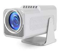 Brightake Mini projecteur, projecteur portable, projecteur home cinéma 1080P 4K compatible WiFi 5G et BT 5.0, Android 11.0, blanc