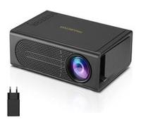 Brightake Mini vidéoprojecteur, Portable, Rétroprojection d'écran filaire, Prend en charge iOS et Android, Compatible ordinateurs portables/PC/Smartphone, Noir G