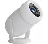 Brightake Mini vidéoprojecteur, vidéoprojecteur portable, Android 4K sans fil HD, pour la maison, l'extérieur, blanc