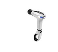 Brightake Pistolet à fascia électrique à LED avec masseur à 4 têtes de massage-blanc