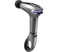 Brightake Pistolet à fascia électrique à LED avec masseur à 4 têtes de massage-gris