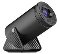 Brightake Projecteur, Bluetooth 5.0, 120 ANSI, WiFi double bande, 2,4 G / 5,5 G, Android 12.0, correction trapézoïdale, décodage 4K, mini projecteur portable, noie gris