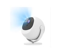 Brightake Projecteur home cinéma compatible 4K, mise au point automatique et correction trapézoïdale, Wi-Fi Bluetooth, mini projecteur portable pour