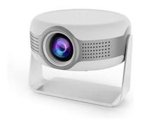 Brightake Projecteur intelligent 4K HD, correction trapézoïdale, projection à 130°, Wi-Fi, Android, blanc