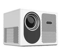Brightake Smart Projector T8 Full HD 1080P, 500 ANSI lumens, 40-150 pouces, Wi-Fi, mise au point automatique, 3D ToF, haut-parleurs stéréo, blanc
