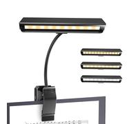 BrightArk 19 LEDs Lampe Piano,pour Pupitre de Musique,3 Couleurs 3 Luminosités Lampe Pupitre,Rechargeable USB-C Lectura Land,cadeaux idéaux,Parfaite pour Piano,Partitions & Guitare