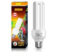 BrightArk 23W UVB 5.0 Lampe pour Oiseaux E27, Lampe Fluorescente Compacte 5.0 UVB Ampoule pour Oiseaux, Perroquets, Reptiles
