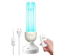 BrightArk 35W Lampe UV Germicide UVC Lampe Ultraviolet Ozone Avec Télécommande et Minuterie Double Sterilisateur avec Tube de Quartz Stérilisation UVC 254nm pour Chambre,Cuisine,Toilette