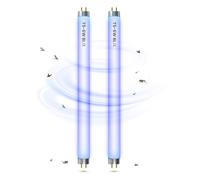BrightArk 6W Ampoule de rechange pour Lampe Tue Mouche, FSL T5 F6W BL Ampoule Anti Moustique, Tube UV de 9in pour Lampe Anti Moustique/Tue Mouche/Lampe Anti Insecte de 6/12W(2 pièces)