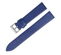 Brightassistant Bande de montres en cuir mince de 12 à 22mm, Bleu 2, 22mm