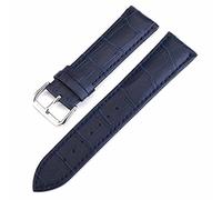 Brightassistant Bracelet en cuir Bracelet Bande de surveillance 10-24mm, Bleu foncé, 16mm