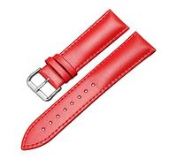 Brightassistant Courroies de gueule de montres en cuir 14 à 22mm, Rouge, 14mm
