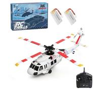 BrightBud Hélicoptère radiocommandé, WL K270 UH-60L, 2,4 GHz, 4 CH 170 lybarless, avec flux optique, maintien en hauteur et moteur brushless, cadeau pour adultes, RTF