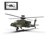 BrightBud Hélicoptère RC 1/32, F11 AH64, 6 CH 2,4 GHz, modèle d'hélicoptère Flybarless avec éclairage LED, gyroscope 6 axes et moteur brushless, cadeau pour adultes, RTF