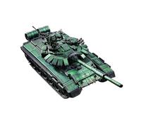 BrightBud Kit de modélisation de char 1/48, modèle 3D en métal T-72B3, char militaire WW2, char mécanique, véhicule militaire pour collectionneurs et fans militaires, 304 pièces