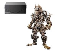 BrightBud Puzzle 3D en métal pour adulte, puzzle 3D en métal modèle loup-garou, steampunk mécanique, animaux mécaniques surréalistes, décoration de bureau, 2000 pièces