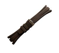 BrightBulb Bracelet de montre de remplacement en silicone boucle ardillon 27mm bracelet en caoutchouc étanche pour Casio GA-2100 AP-Marron Gold Buckle