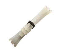BrightBulb Bracelet de montre de remplacement en silicone boucle ardillon 27mm bracelet en caoutchouc étanche pour Casio GA-2100 AP-Transparent Gold Buckle