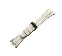 BrightBulb Bracelet de montre de remplacement en silicone boucle ardillon 27mm bracelet en caoutchouc étanche pour Casio GA-2100 AP-Blanche Black Buckle