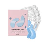 Brightening Gel Eye Masks-infused with Centella Asiatica and glycerin | Enrichis en Centella Asiatica et en glycérine pour améliorer l'état de la peau autour des yeux.