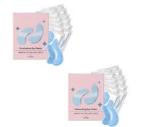 Brightening Gel Eye Masks-infused with Centella Asiatica and glycerin | Enrichis en Centella Asiatica et en glycérine pour améliorer l'état de la peau autour des yeux.