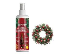 Brightening Tree Spray - 100ml Artificial Cleaner for Holiday Décor | Long Lasting Shine Mist with Fresh Gloss Effect, Pine, Branch, Wreath, Window Accent, Ornament, Indoor Decoration