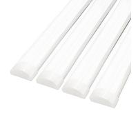 BrightFly Lot de 4 Neon LED 120cm, Reglette LED 6500K, Tube led pour garage, entrepôt, parking, bureau, atelier, éclairage de cuisine