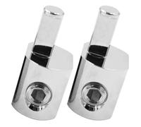 BRIGHTFUFU 1 Paire Réducteur D'entrée D'amplificateur de Masse et Kit de Câblage D'amplificateur de Calibre 0 pour Câbles Audio Voiture, Aluminium 6061 Nickelé, Facile à Installer