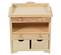 BRIGHTFUFU 12 pour Maison de Poupée, Armoire Européenne Étagère Murale Miniature, Décor Micro-scène, Accessoires Maison Poupée, Modèle de Meuble Réaliste