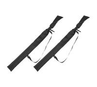 BRIGHTFUFU 2 Pièces Étui de Transport pour Sabre Japonerie, Pochette de Rangement pour Sabre, Polyester Noir, Protection Anti-déchirure, Pratique, pour Collection et Spectacles, pour