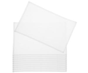 BRIGHTFUFU 20 Pièces Numéros de Dossard pour Athlètes en Tissu Léger et Résistant aux Intempéries, Dossards Blancs pour Course à Pied et Événements Sportifs D'athlétisme
