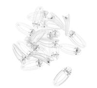 BRIGHTFUFU 20 pièces Transparent Mini Claw Hair Clips For Strong Hold Duckbill Clips For Short Hair Boys