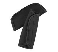 BRIGHTFUFU 2pcs Housses Confortables pour Poignées de Poussette Bébé en Néoprène Noir, Manchons Antidérapants et Lavables en Machine pour Barres de Maintien de Chariot