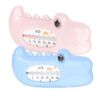 BRIGHTFUFU 2pièces Thermomètre Bain Garçon Fille Forme Animal Outil Mesure Température Eau Douche Garçon Fille