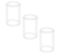 BRIGHTFUFU 3 Pièces Joint Torique en Silicone Blanc pour Machine à Glace, Bague D'étanchéité Résistante au Vieillissement pour Tige Centrale, Accessoire de Maintenance Domestique