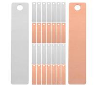 BRIGHTFUFU 30paires Bandes Cuivre et Zinc pour Expériences Batterie aux Fruits Électrolyse et Science Feuilles Métalliques Réutilisables pour Anode Zinc Haute Efficacité