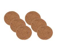BRIGHTFUFU 6pcs Coussins de Pigeonnier en Fibre Naturelle Marron, Tapis de Nidification Confortable et Sûr pour Élevage d'oiseaux et Nids de Volaille