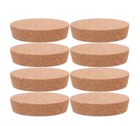 BRIGHTFUFU 8 Pièces Bouchon de Liège Conique pour Bouteille de Vin, Bouchon Décoratif en Liège, Marron, Hermétique, Insertion et Retrait Rapides, pour Loisirs Créatifs